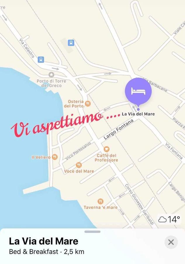 La Via Del Mare Acomodação com café da manhã Torre del Greco Exterior foto